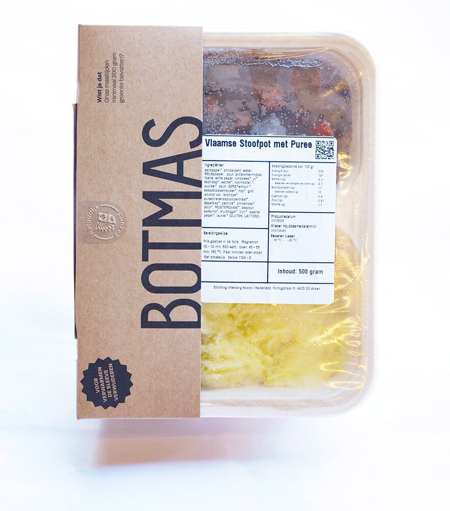 Botmas Vlaamse Stoof met Aardappelpuree - RTE