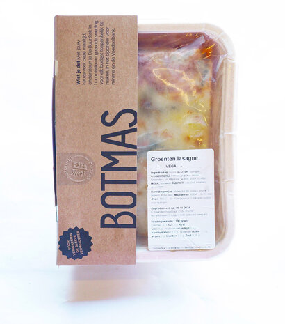 Botmas Groenten Lasagne Vegatarisch - RTE Botmas Groenten Lasagne Vegatarisch - RTE