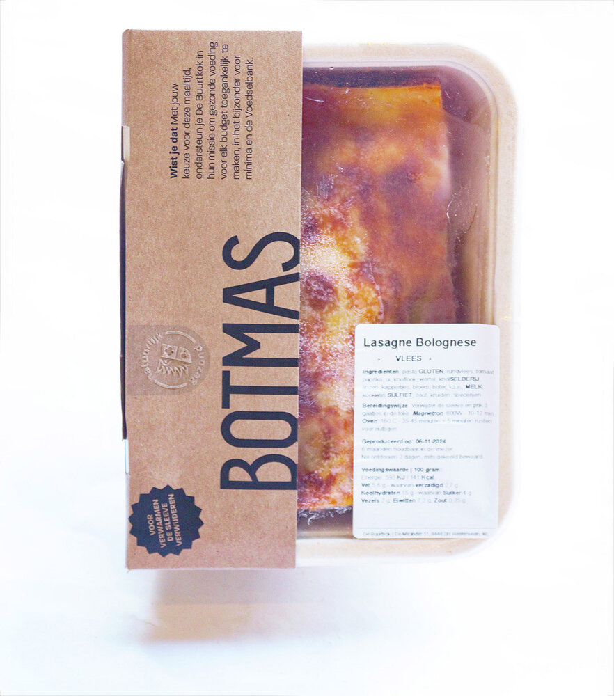 Botmas Lasagne Bolognese met gehakt - RTE Botmas Lasagne Bolognese met gehakt - RTE