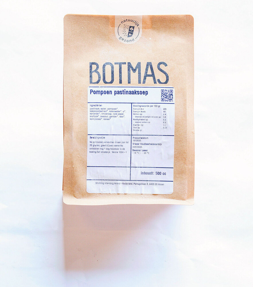 Botmas Pompoen Pastinaak soep - RTE