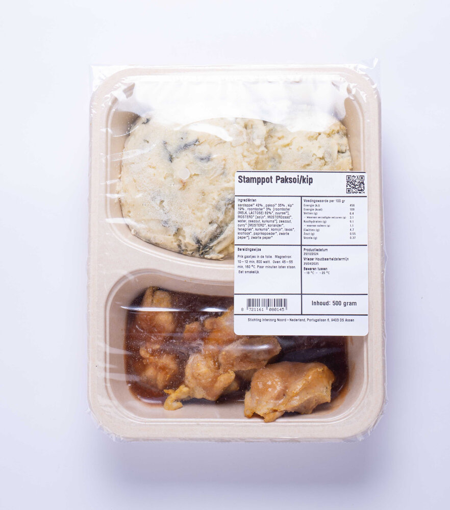 Botmas Stamppot Paksoi met Kip - RTE