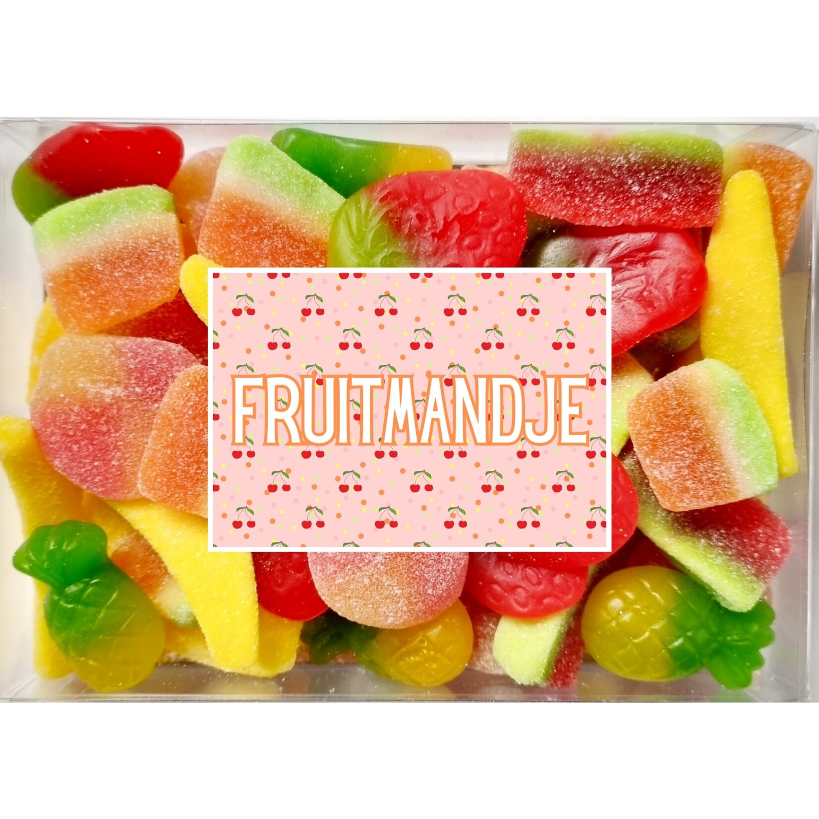 ZoeteGroet Snoepdoosje Fruit: Fruitmandje