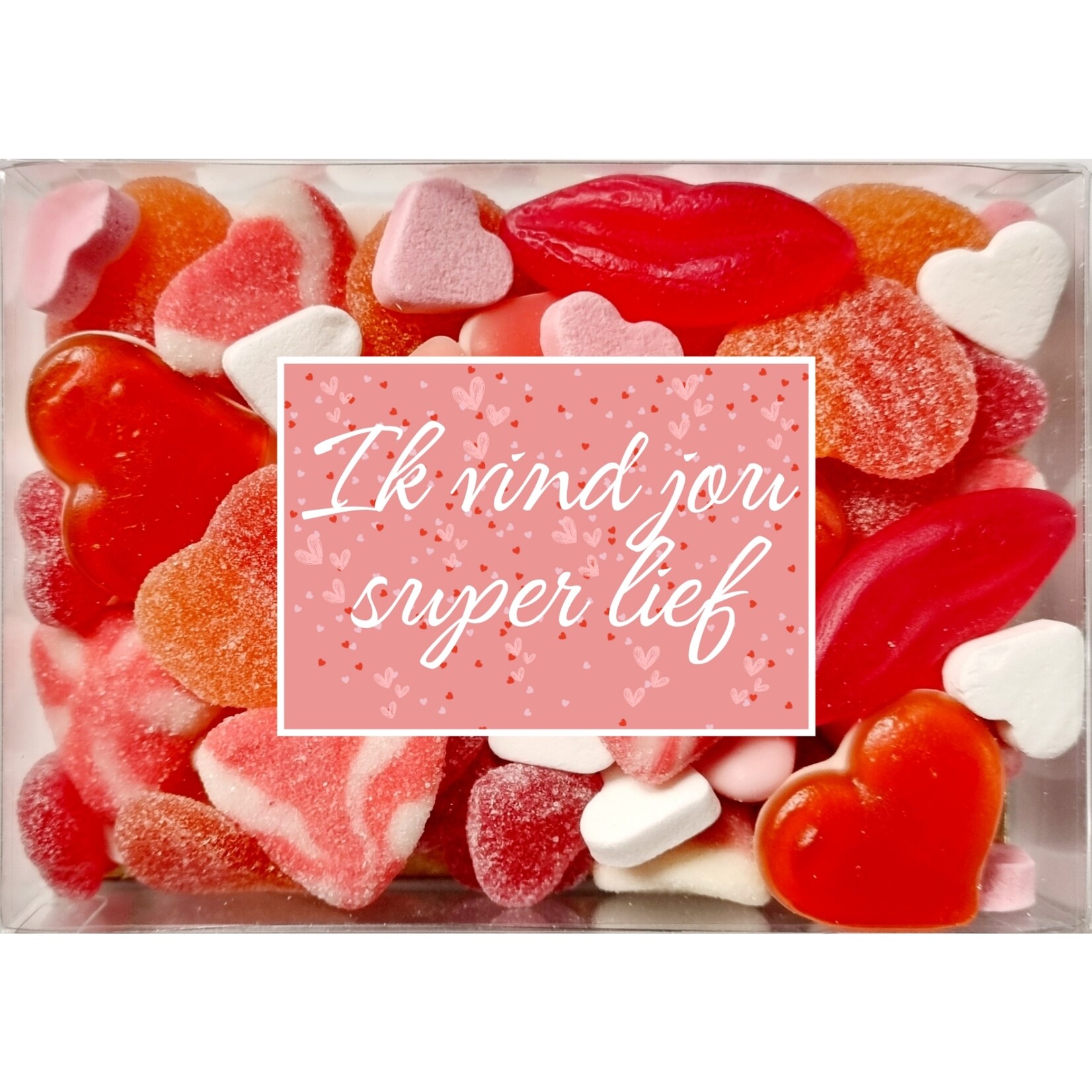 ZoeteGroet Snoepdoosje Liefde: Super Lief