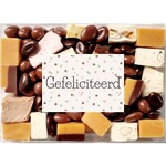 ZoeteGroet Snoepdoosje Nougat: Gefeliciteerd