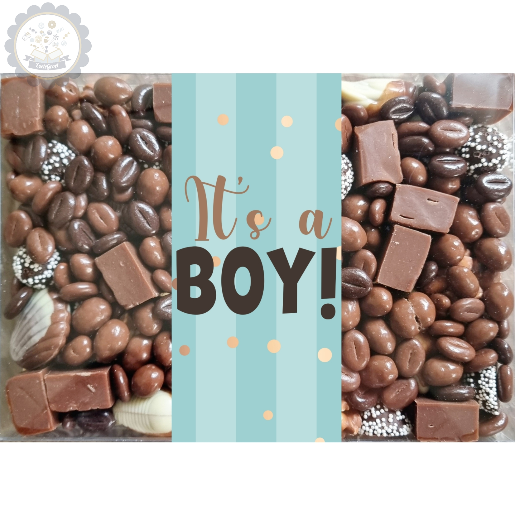 ZoeteGroet Medium Chocobox: It's a Boy!