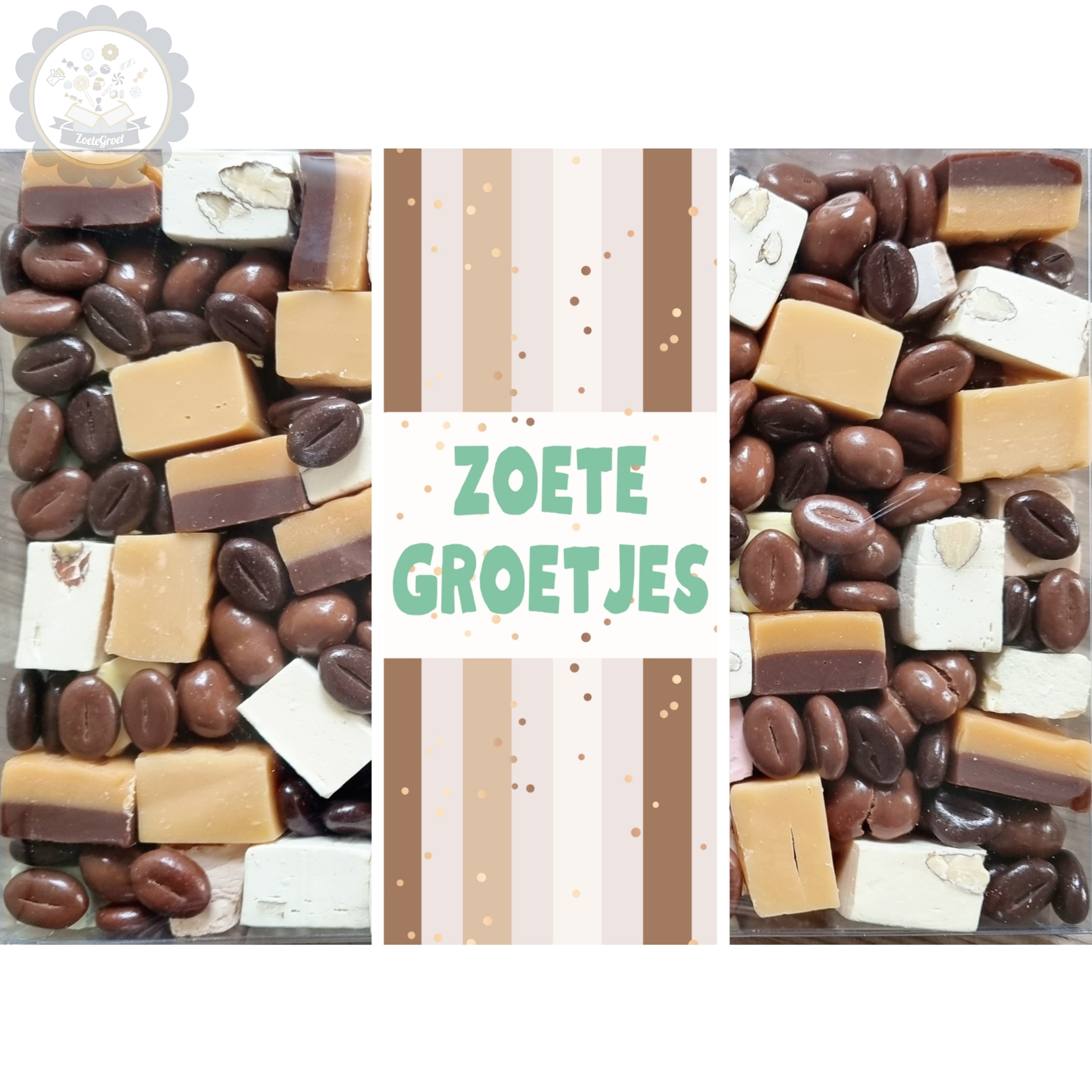 ZoeteGroet Snoepbox Nougat: Zoete Groetjes