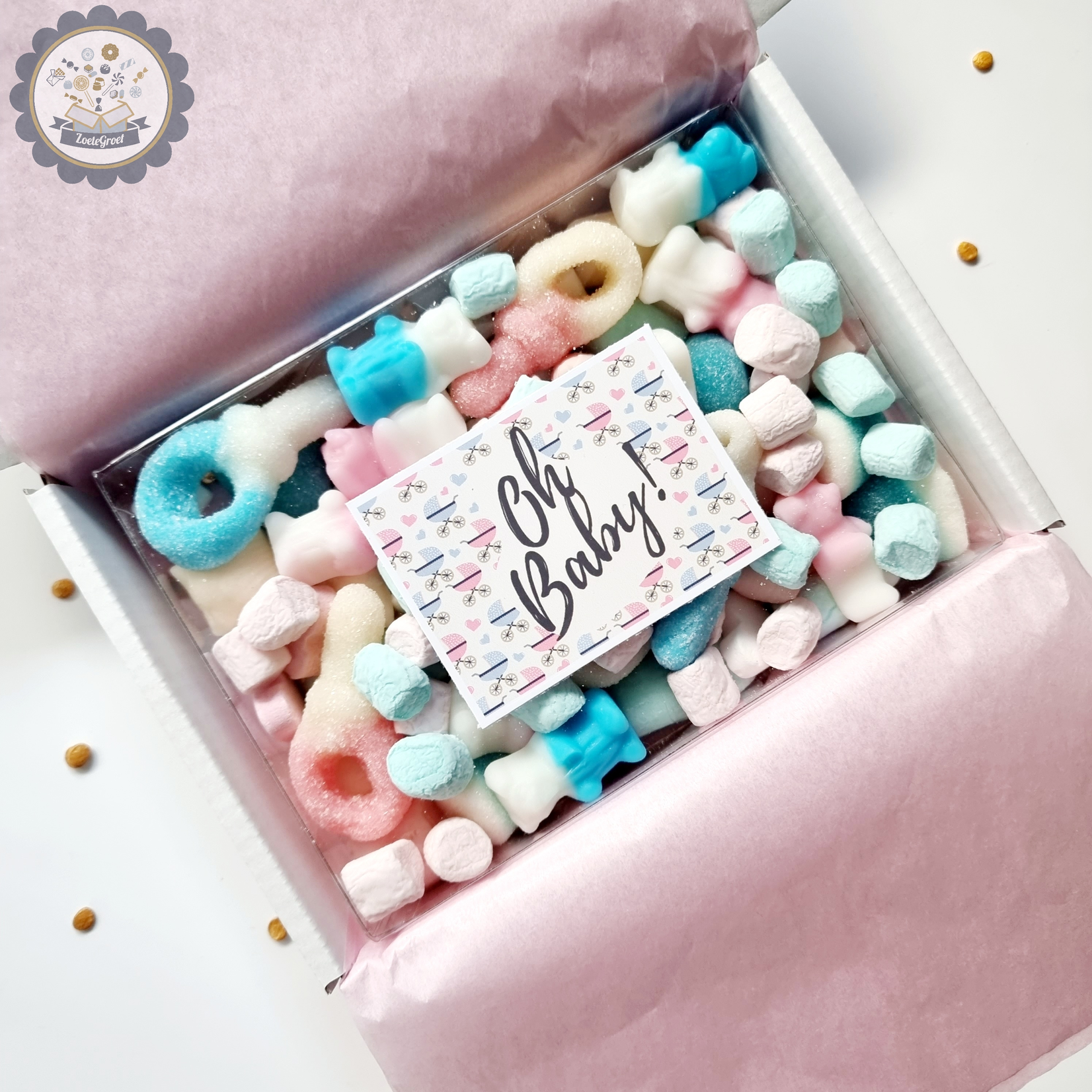 ZoeteGroet Minimix Snoepbox: Oh baby!