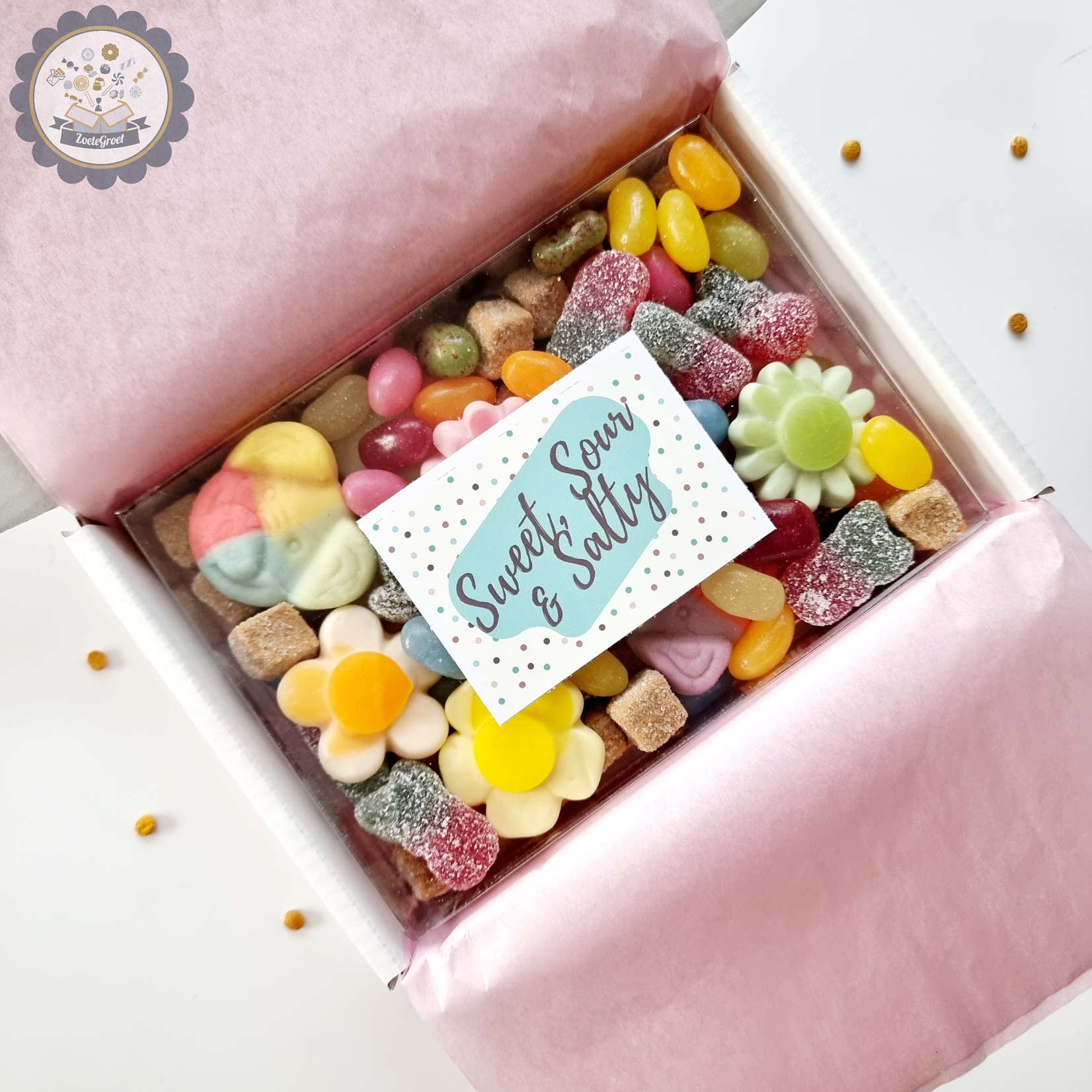 ZoeteGroet Minimix Snoepbox: Sweet, Sour & Salty