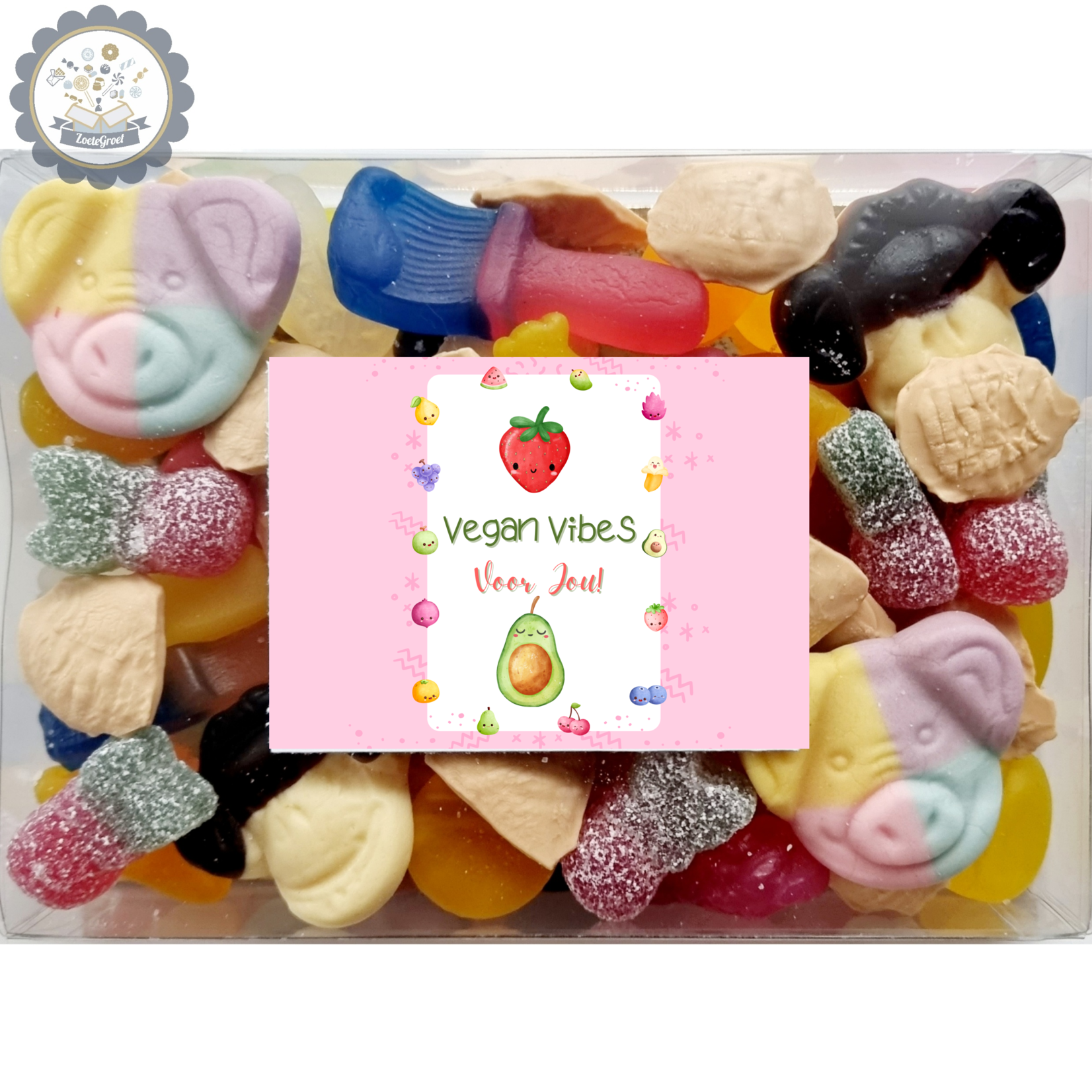 ZoeteGroet Mini Snoepbox: Vegan Vibes