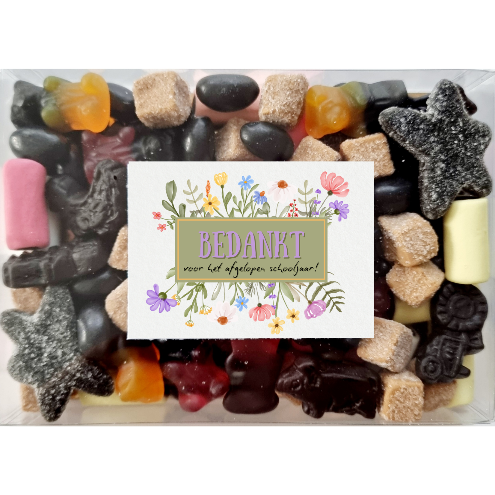 ZoeteGroet Minimix Snoepbox: Bedankt voor het leuke Schooljaar!