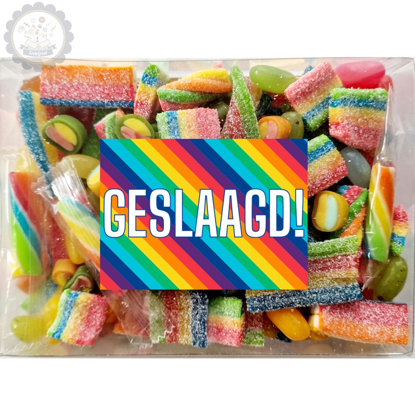 ZoeteGroet minimix Rainbow Snoepbox: Geslaagd!