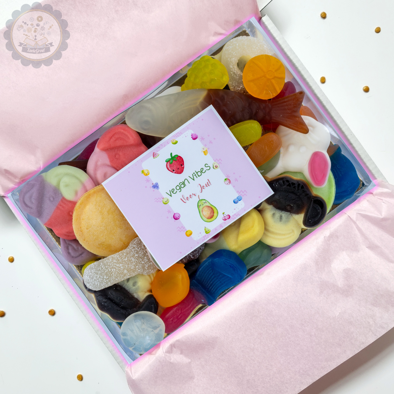 ZoeteGroet Mini Snoepbox: Vegan Vibes