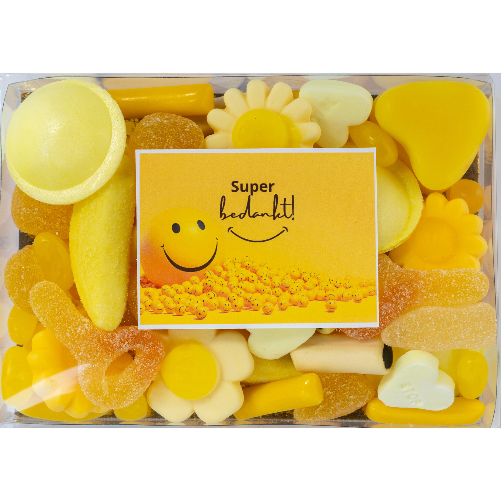 ZoeteGroet Minimix Kleur Snoepbox: Super Bedankt!