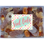 ZoeteGroet Minimix Snoepbox Cola: Veel Liefs!
