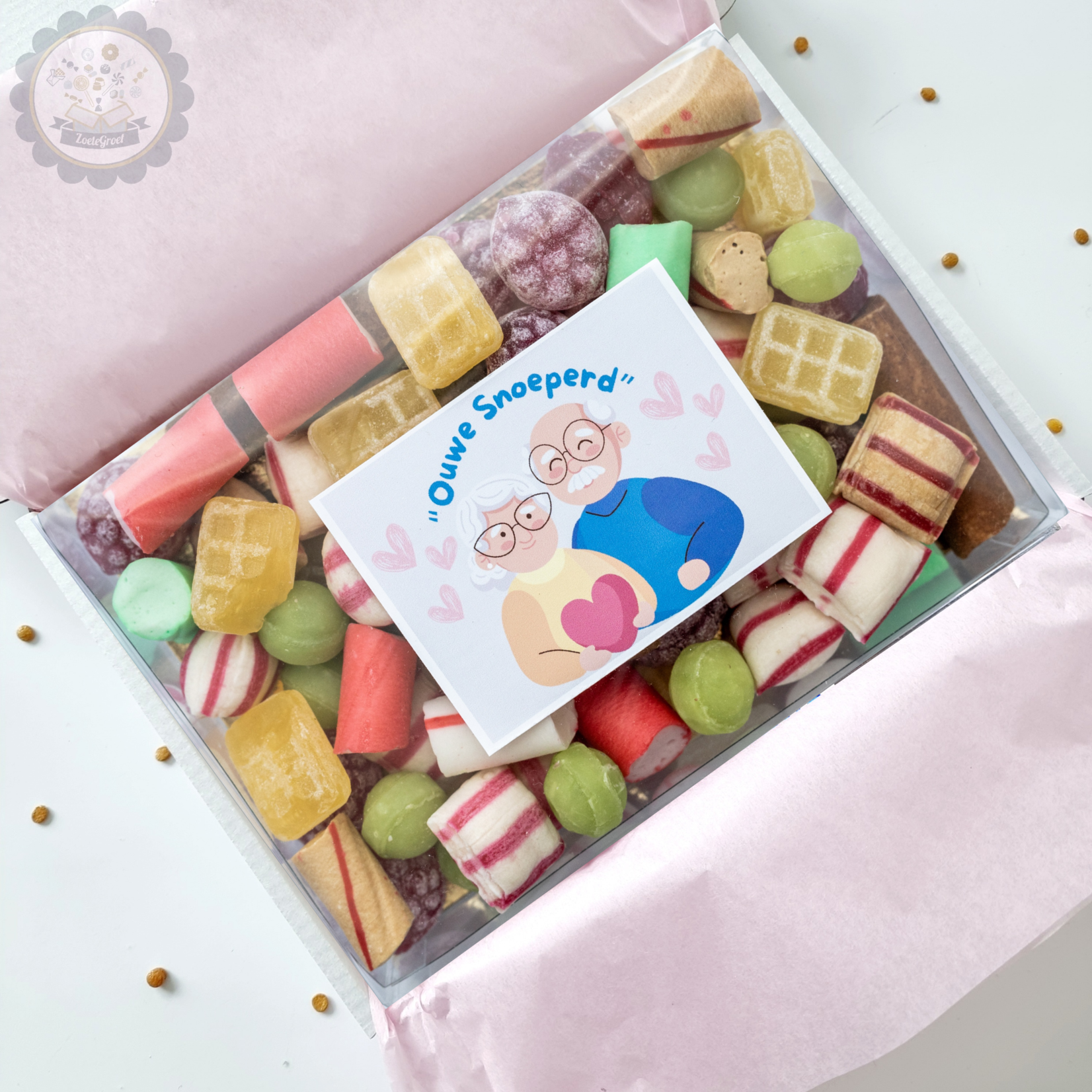 ZoeteGroet Minimix Snoepbox Ouwe Snoeperd!