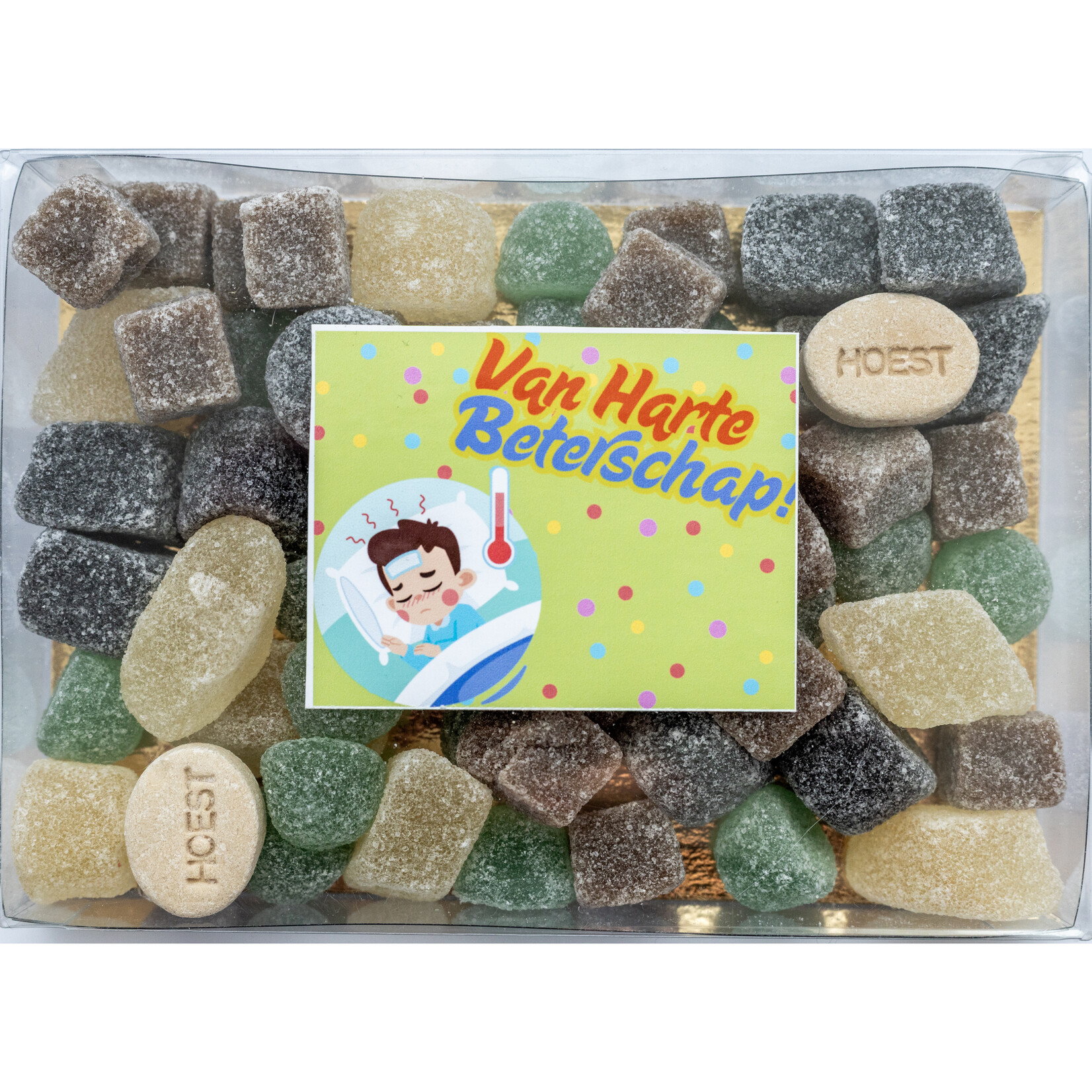 ZoeteGroet Minimix Snoepbox: Van harte Beterschap!