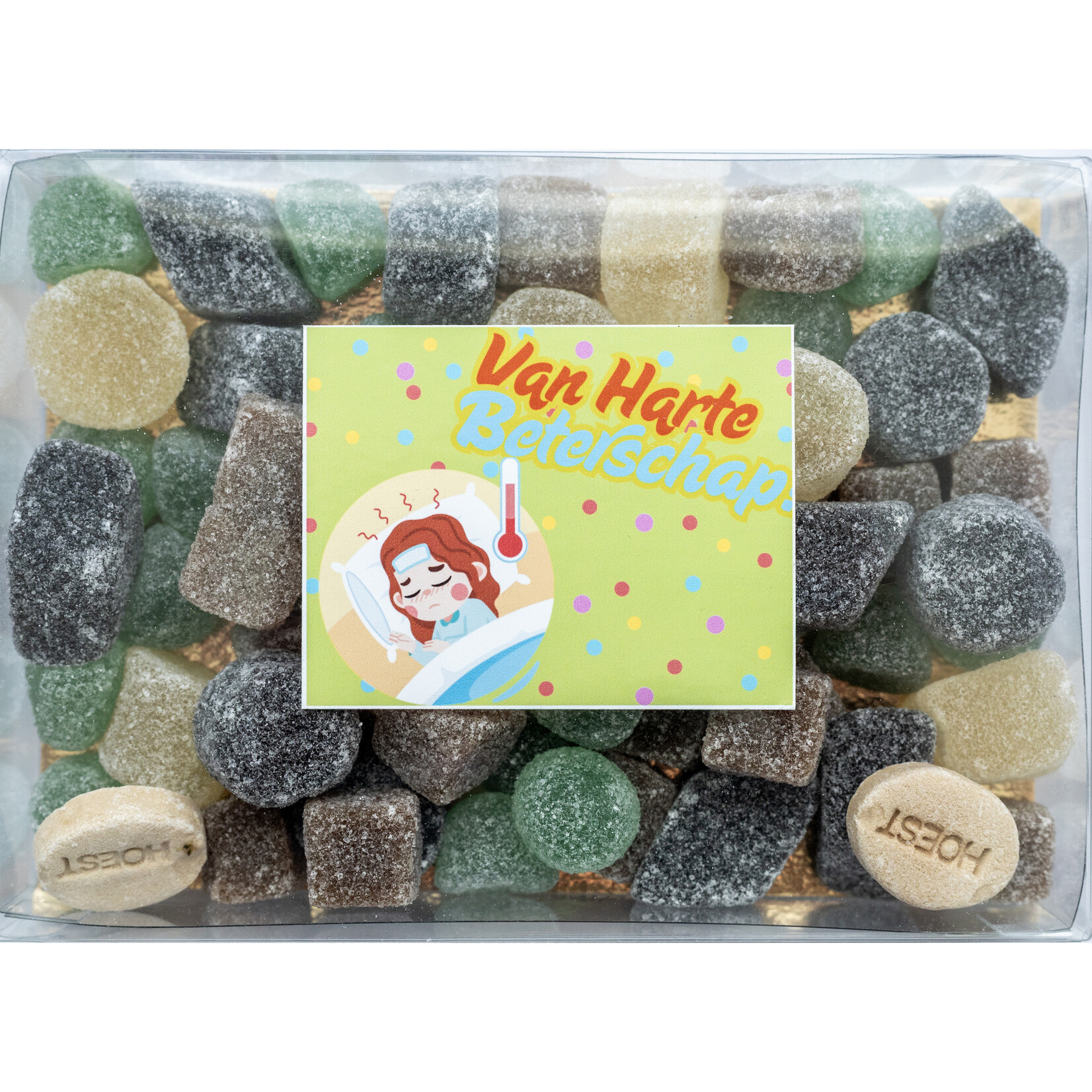 ZoeteGroet Minimix Snoepbox: Van harte Beterschap!