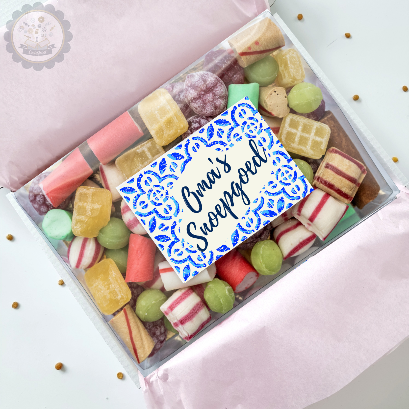 ZoeteGroet Minimix Snoepbox: Oma's Snoepgoed!