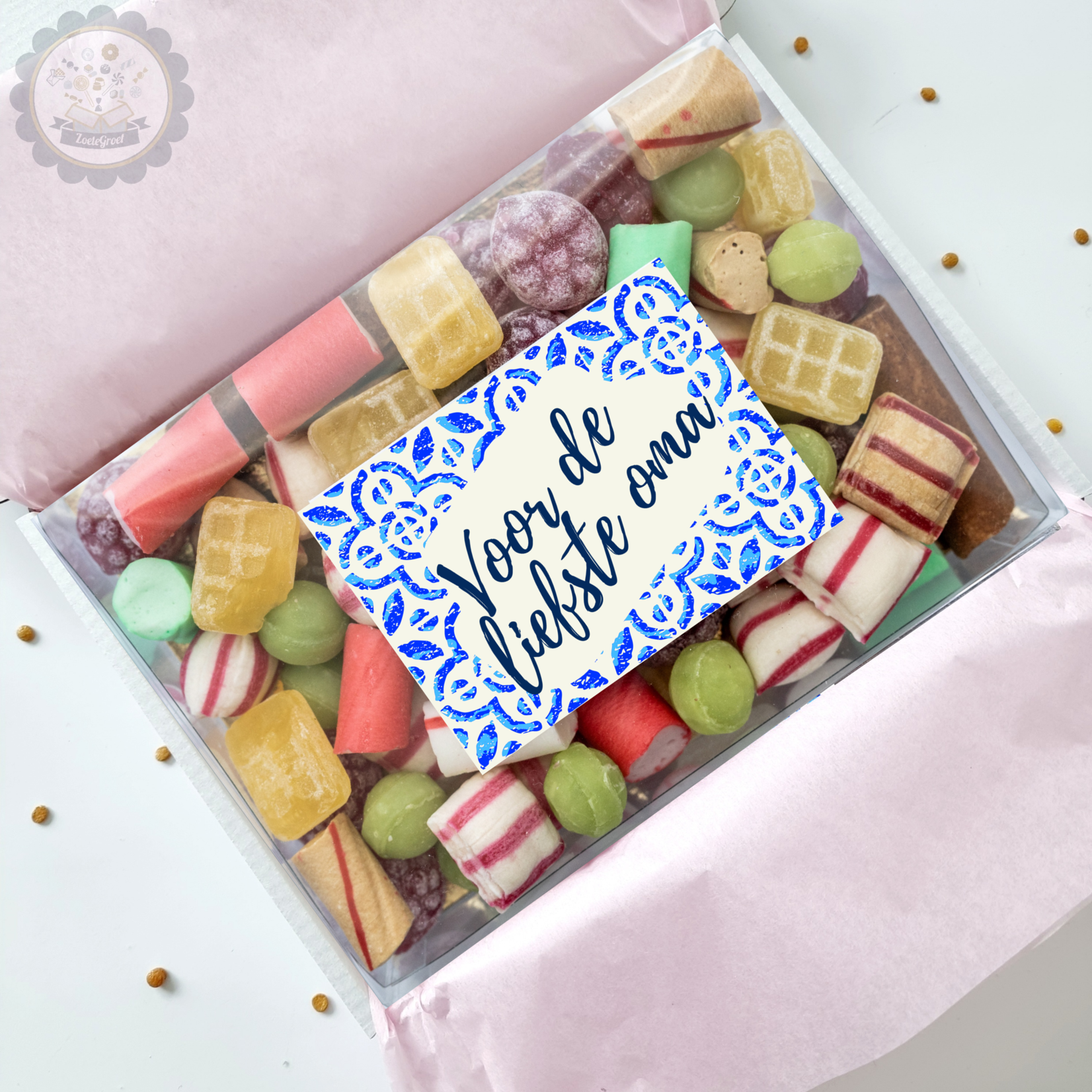 ZoeteGroet Minimix Snoepbox Oud Hollands: Voor de Liefste Oma!