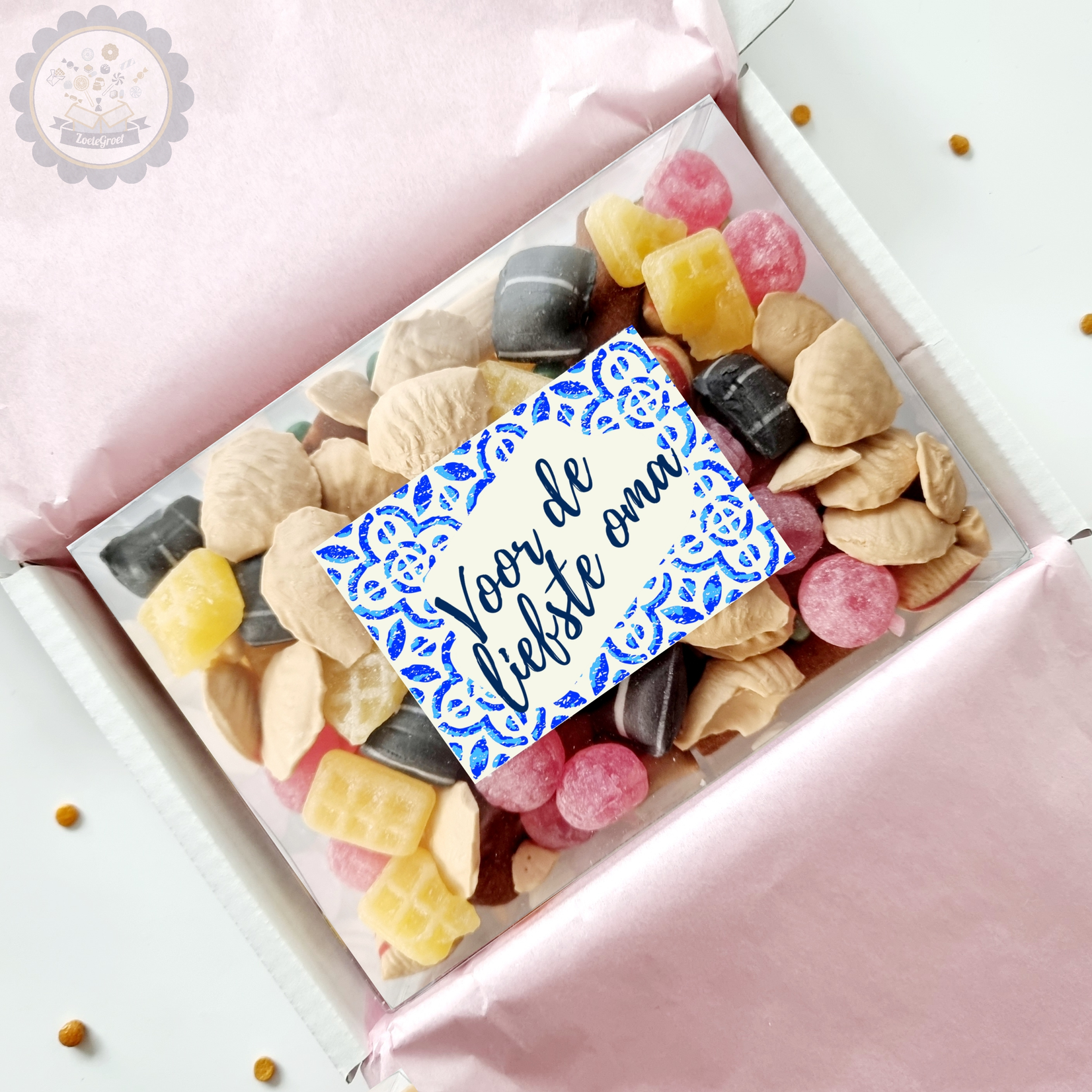 ZoeteGroet Minimix Snoepbox Oud Hollands: Voor de Liefste Oma!