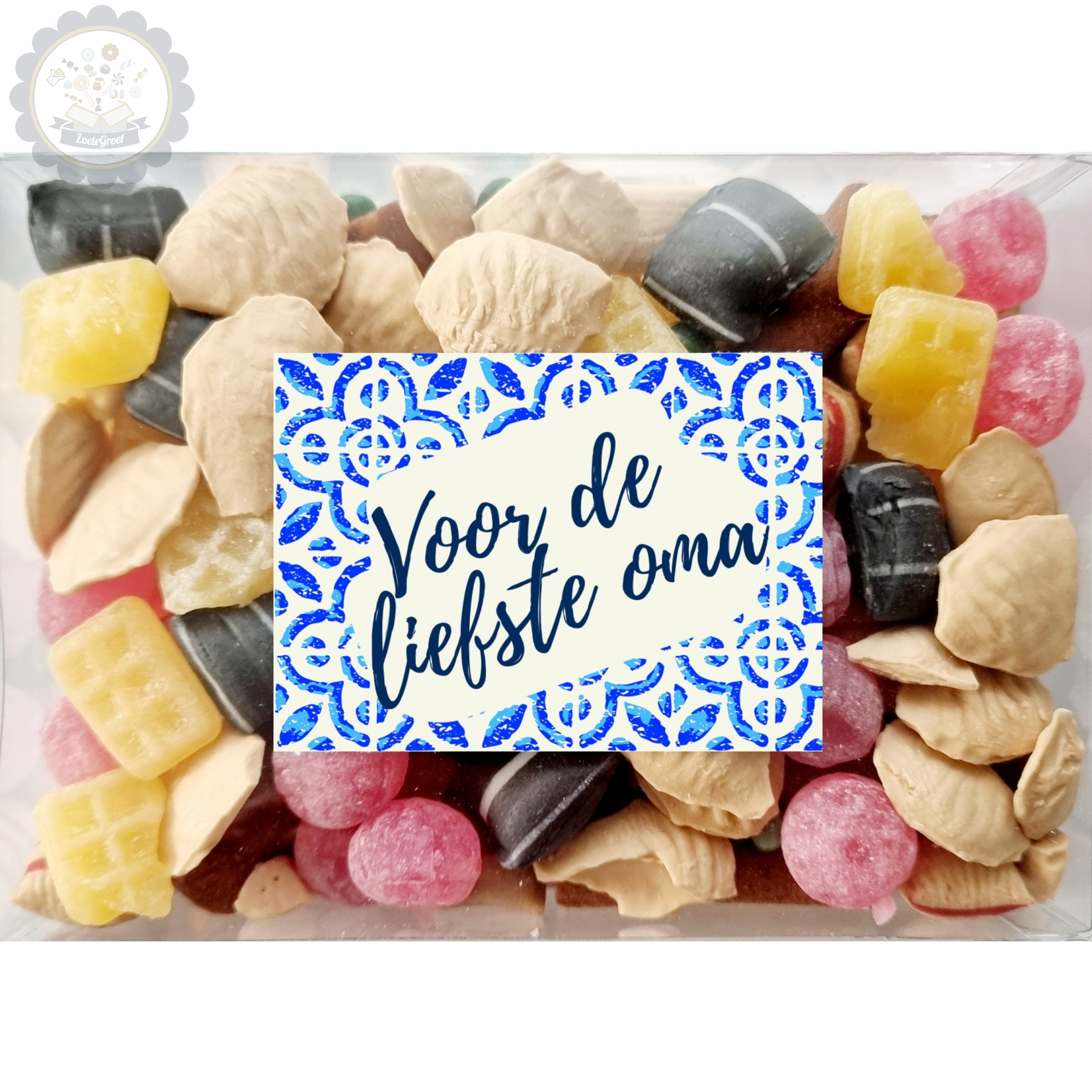 ZoeteGroet Minimix Snoepbox Oud Hollands: Voor de Liefste Oma!