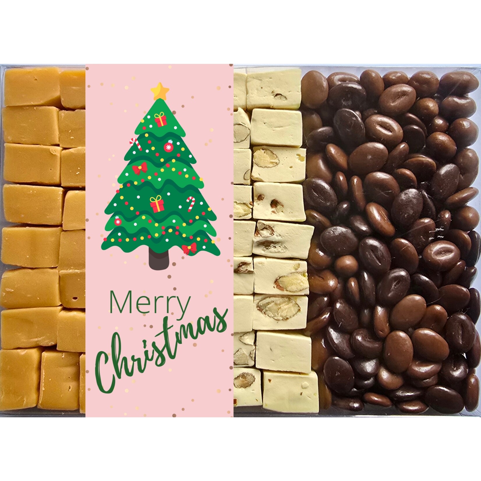 ZoeteGroet Merry Christmas Cadeaubox! Fudge, Nougat & Chocolade!