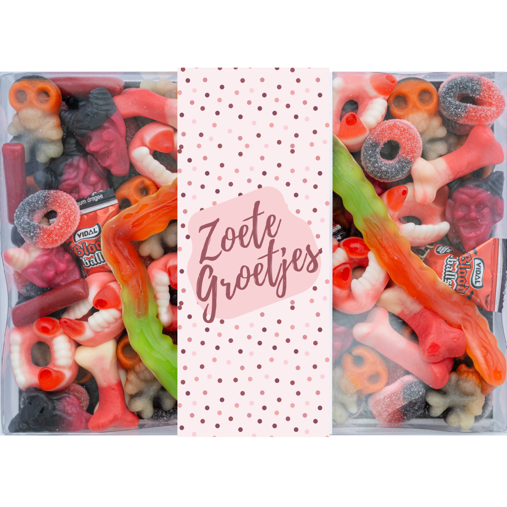 ZoeteGroet Mix Snoepbox scary snoepjes: ZoeteGroetjes!