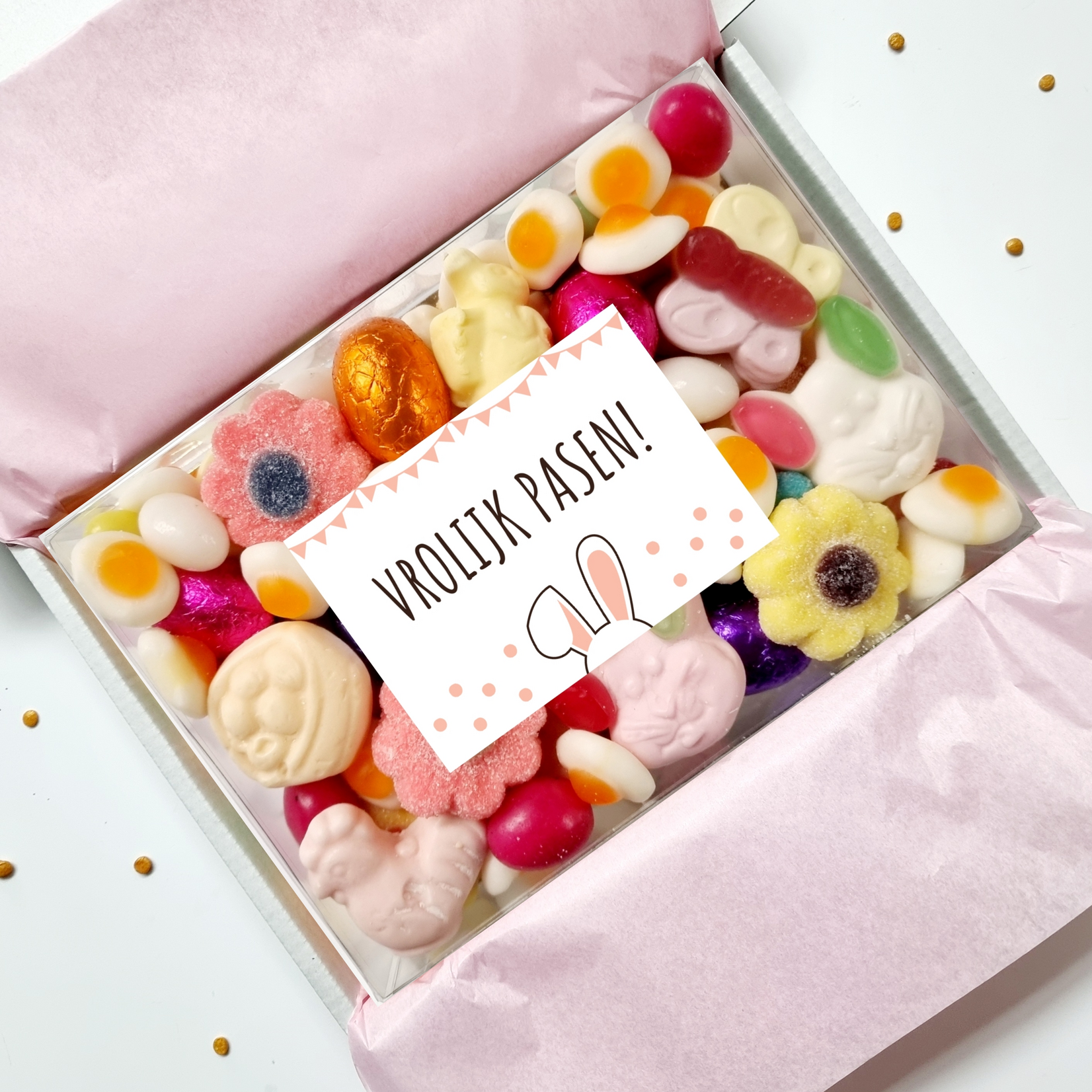 ZoeteGroet Snoepdoos Mini: Vrolijk Pasen!
