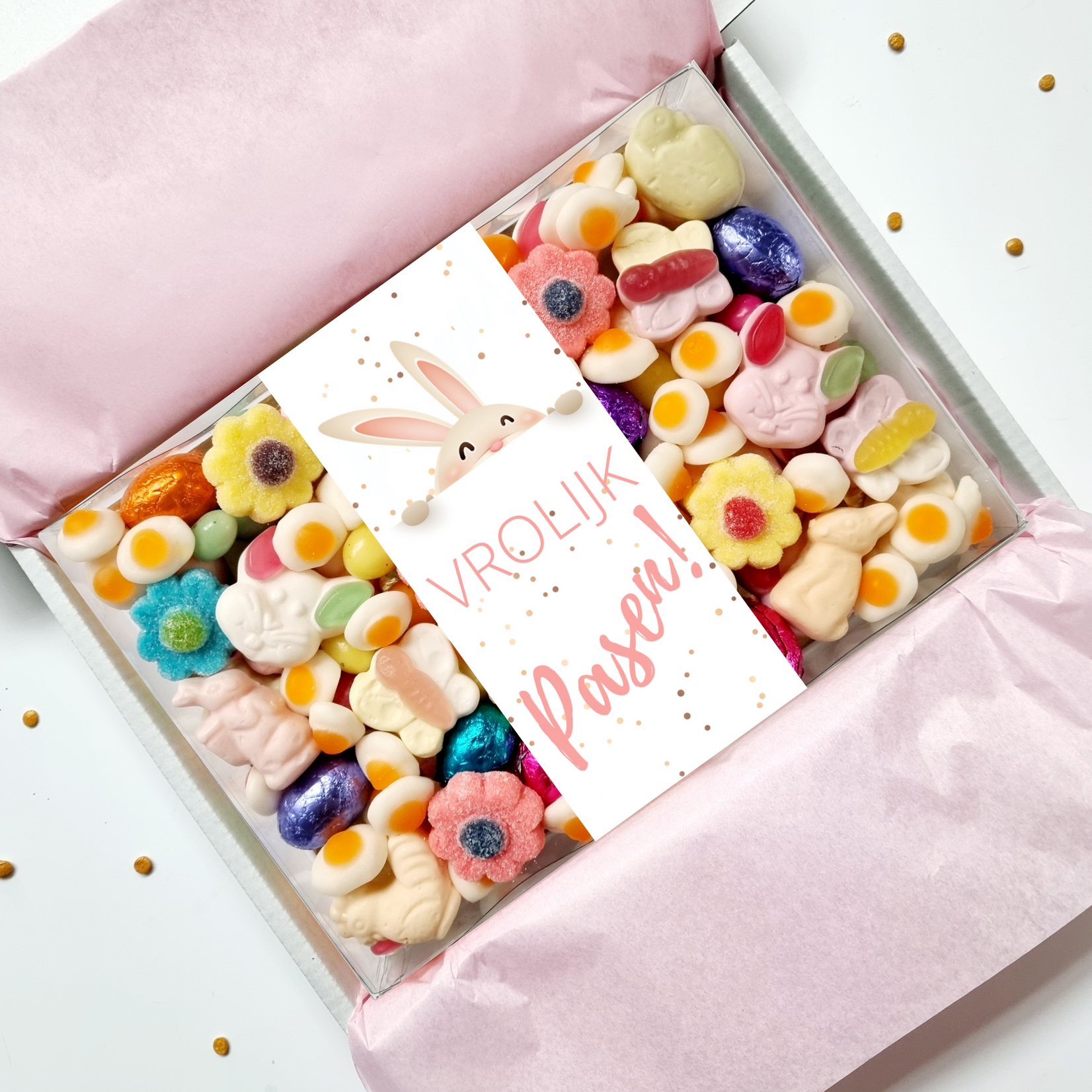 ZoeteGroet Snoepbox Maxi: Vrolijk Pasen!