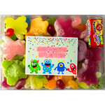 ZoeteGroet Mini Snoepbox: Monsterachtig Gefeliciteerd!