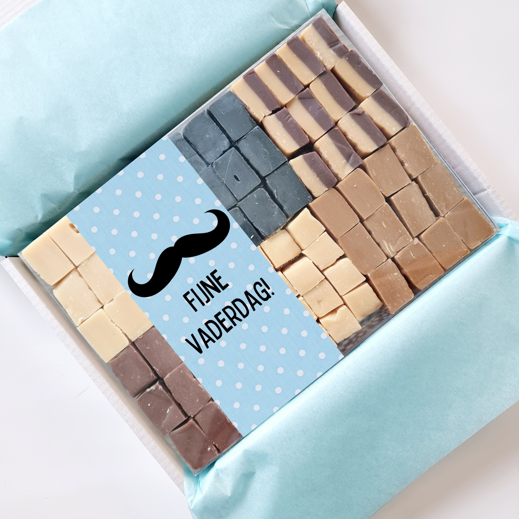 ZoeteGroet Medium cadeaubox Fudge: Fijne Vaderdag!