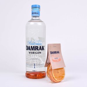 Cocktailspullen.nl Damrak 0.0 gin 0,7L met garnering