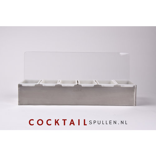 Hendi Ingrediëntenhouder 6 vaks RVS Hendi Ingrediëntenhouder 6 vaks RVS