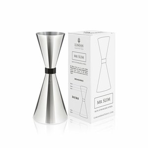 Lumian Jigger Slim 30/60 ML - RVS/Zwart