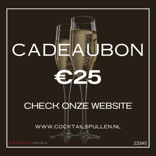 Cocktailspullen.nl Cocktailspullen.nl - Cadeaubon €25,-