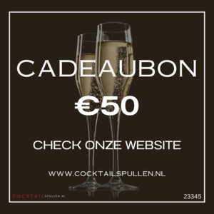 Cocktailspullen.nl Cocktailspullen.nl - Cadeaubon €50,-