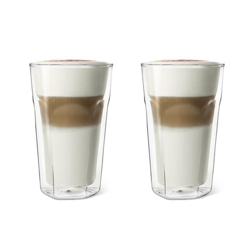 Leopold Vienna Leopold Vienna - Dubbelwandig Latte Macchiato glas 280ML - 2 stuks