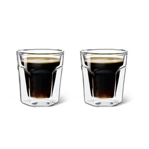 Leopold Vienna Leopold Vienna - Dubbelwandig Espresso glas 100ML - 2 stuks