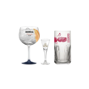 Cocktailspullen.nl Glaswerk - gebrand met logo