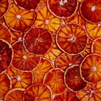 Frutta Bloodorange +/- 650 stuks (1KG) - gedroogd fruit - cocktailgarnering - Sinaasappel schijfjes