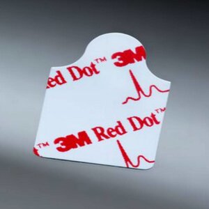 3M 3M Red Dot Resting EKG Electrode -  22 X 25 Mm