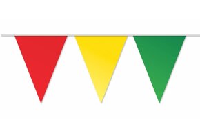 Vlaggenlijn Rood / Geel / Groen 10M