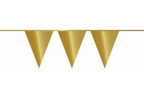 Vlaggenlijn Metallic Goud 10M