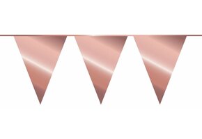 Vlaggenlijn Metallic Rosé Goud 10M