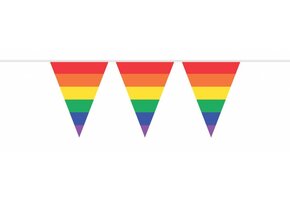 Vlaggenlijn Regenboog 10M