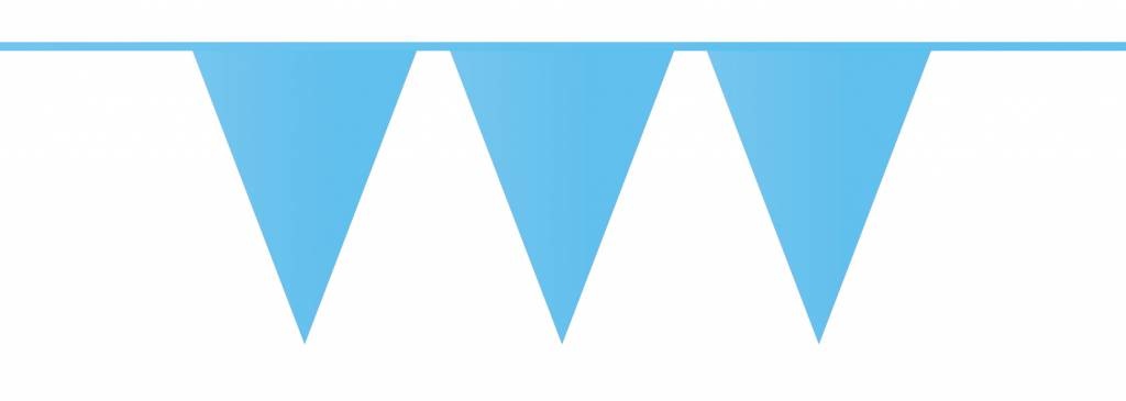 Vlaggenlijn Baby Blauw 10M