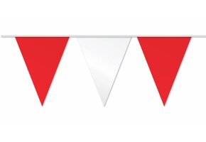 Vlaggenlijn Rood / Wit 10M