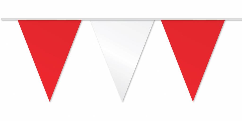 Vlaggenlijn Rood / Wit 10M