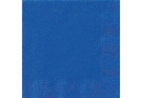 Servetten Donkerblauw 33cm x33cm (20ST)