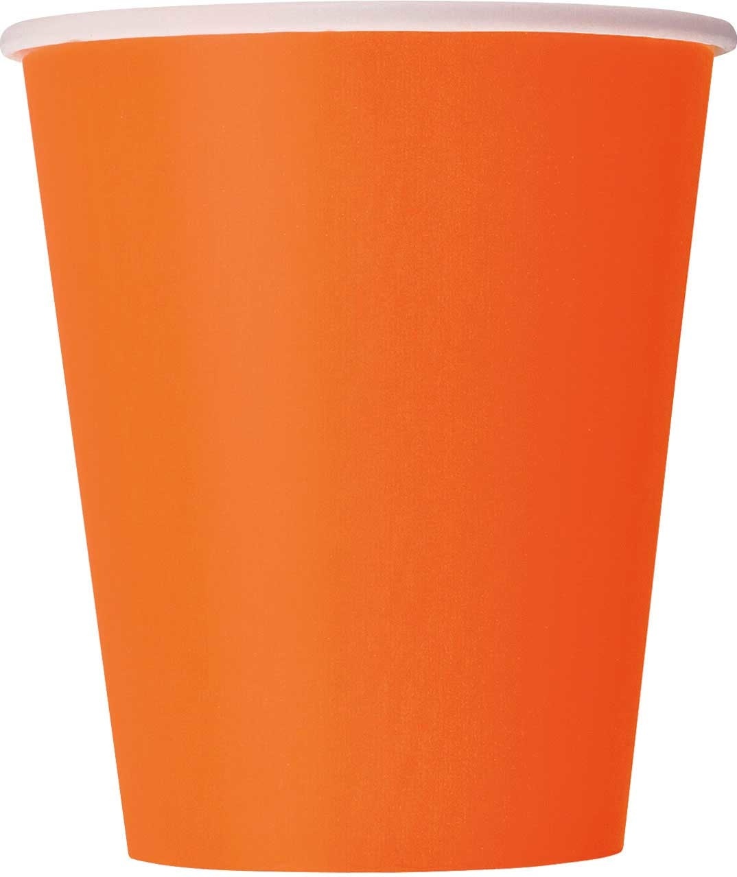 Bekertjes Oranje 250ml (8ST)